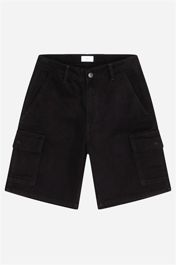 GRUNT Rees Cargo Shorts - Svart